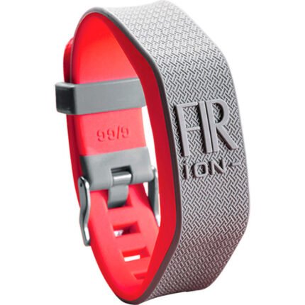 Bracelete FIR Íon Cinza/Vermelho