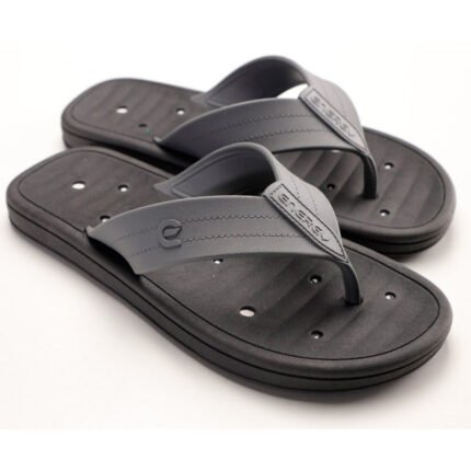 Chinelo Slippers FIR Masculino Preto/Cinza